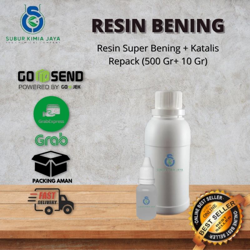 RESIN BENING 500 ml + KATALIS 10 ml