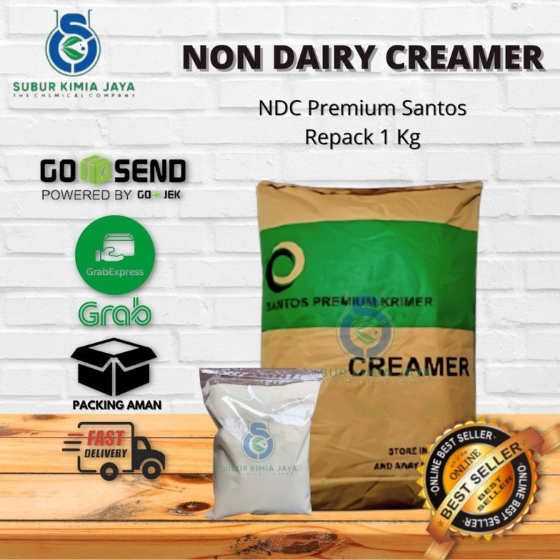 Non Dairy Creamer / NDC Premium SANTOS / Susu Krimer Halal MUI 1 Kg