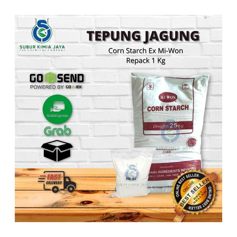 Maizena / Corn Starch Ex Miwon / Tepung Jagung 1 Kg