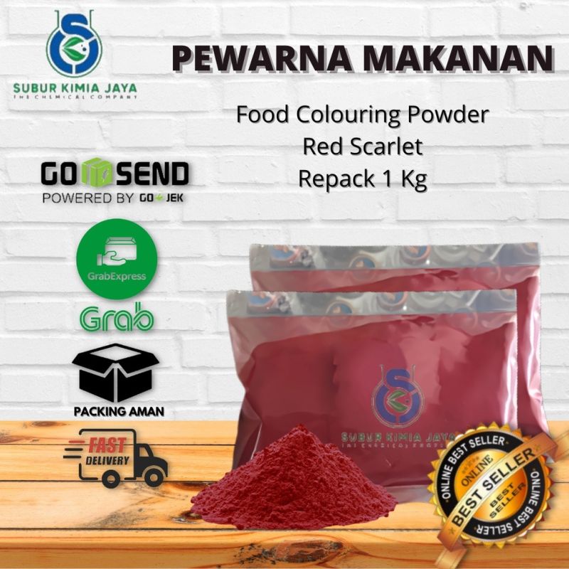 Pewarna Makanan Bubuk Red Scarlet Merah 1 KG