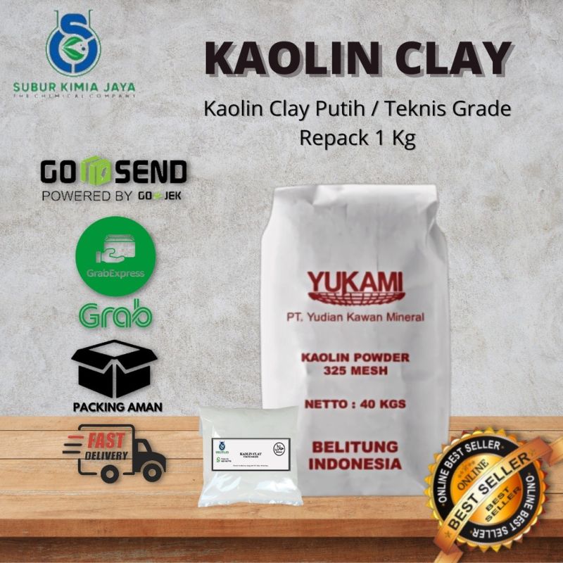Kaolin Clay Teknis 1 KG
