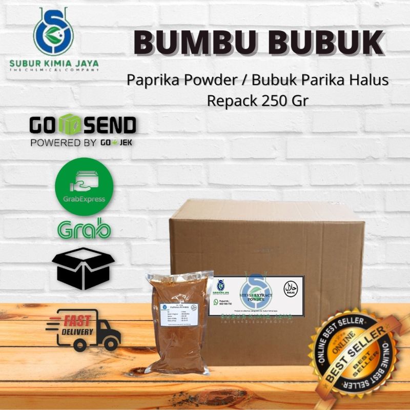 Paprika Powder ex INDIA / Bubuk Paprika 250 GR