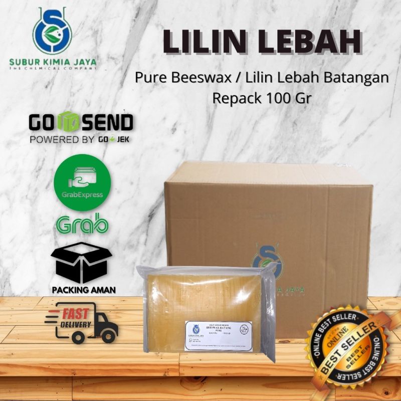 100 gr Beeswax Organik Pure Lilin Lebah Murni Alami