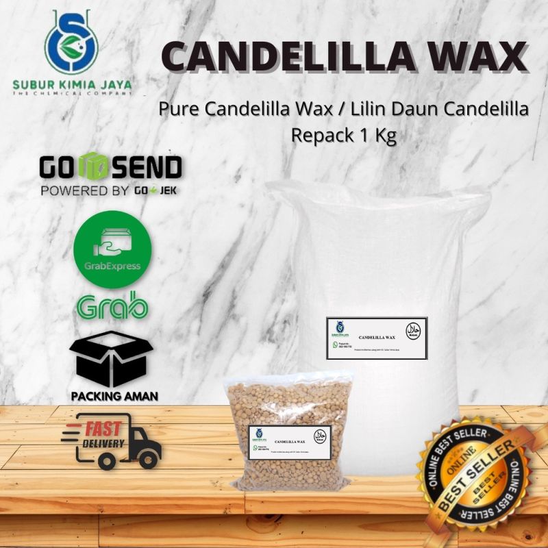 Candelilla Wax 100% Pure Candelila 1 KG