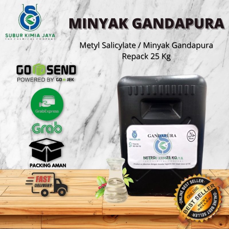 Minyak Gandapura Murni / Methyl Salicylate / Minyak Gondopuro 25 Kg