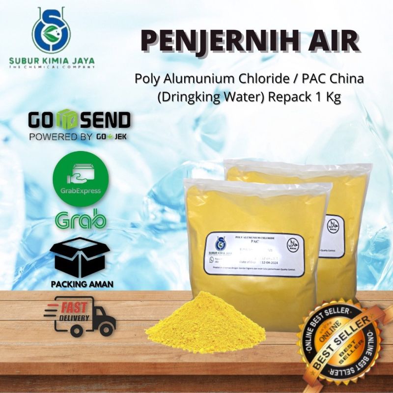 Poly Alumunium Chloride PAC Penjernih Air 1 kg Ex China