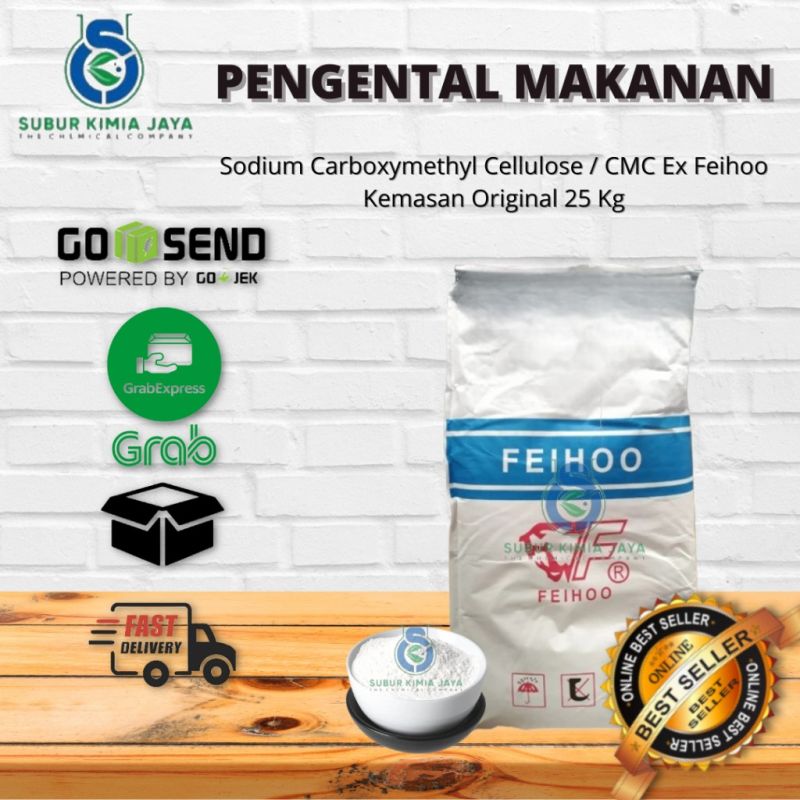 CMC Ex Feihoo / Carboxy Methyl Cellulose Food Grade 25 Kg