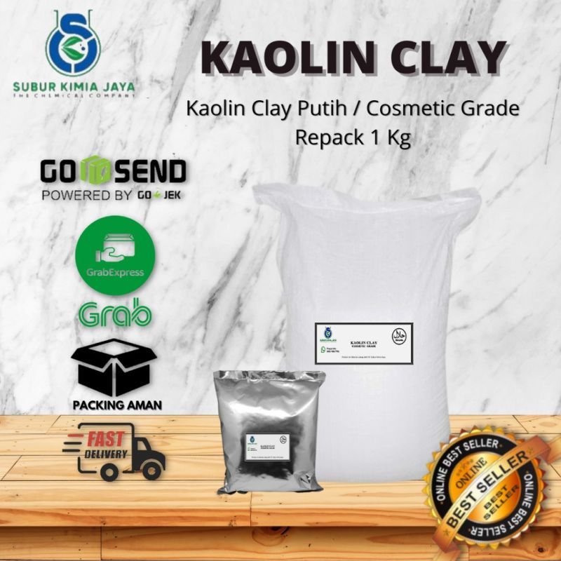 Kaolin Clay Cosmetic Grade / Masker Wajah 1 Kg