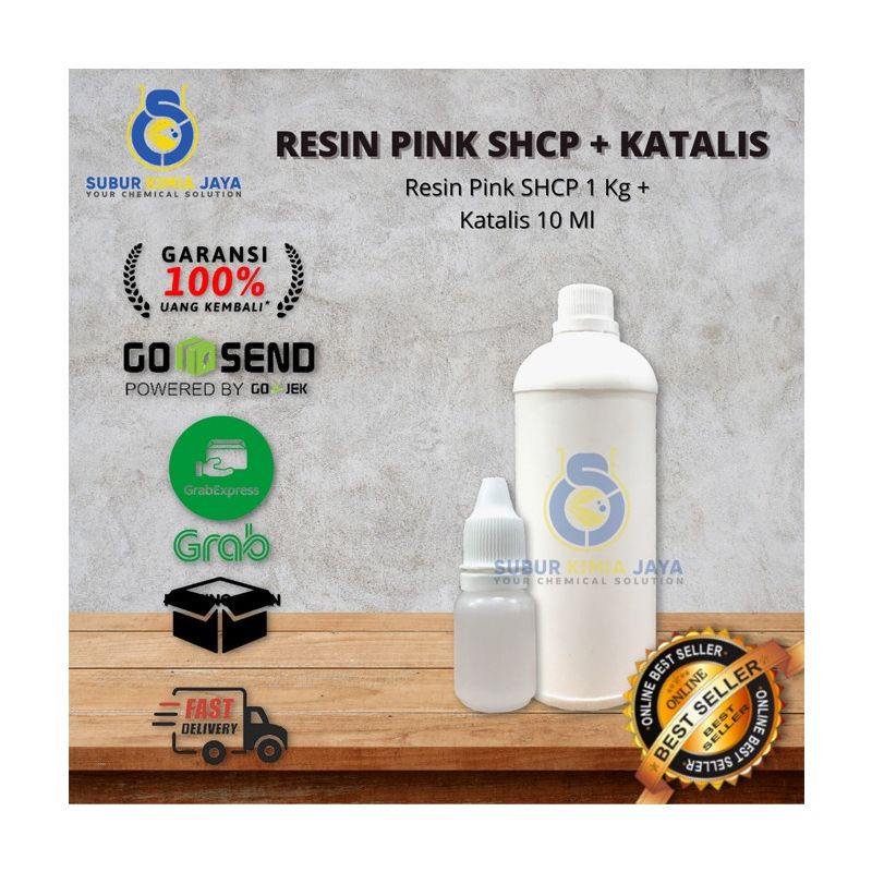 Resin Pink SHCP 2568 1 kg + katalis 10 Ml