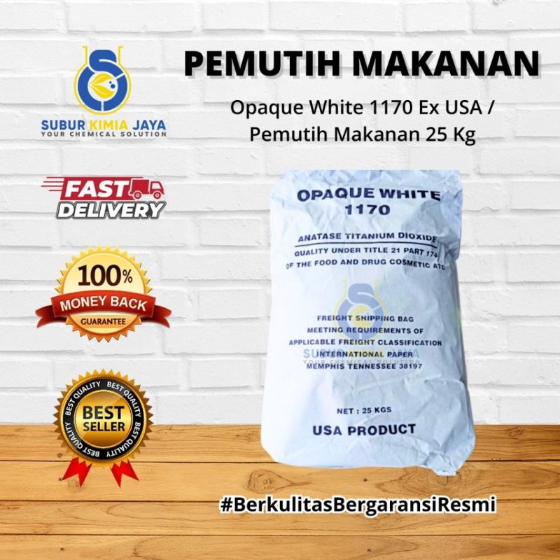 Opaque White 1170 Ex USA / Pewarna Putih Makanan 25kg