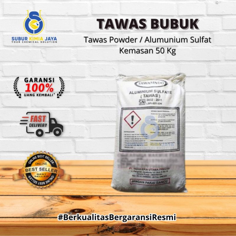 Tawas Bubuk PREMIUM INDOCERA / Tawas Powder / Alumunium Sulfat 50KG