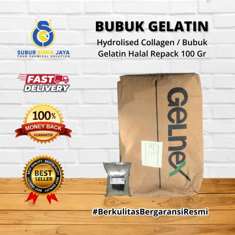 Gelatin Halal / Gelatin Bubuk 100 gr