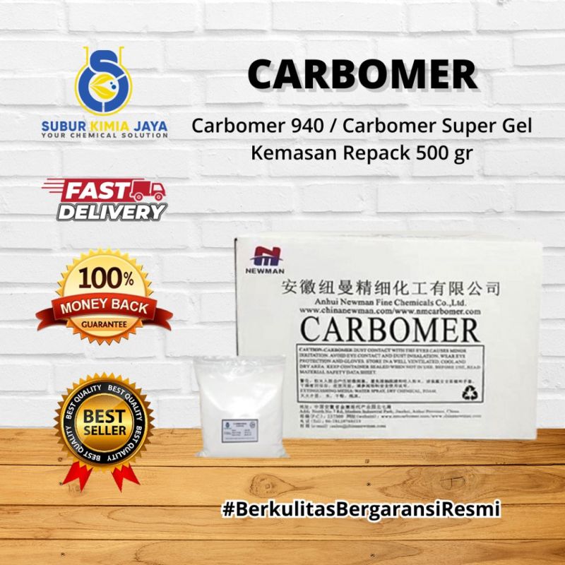 Carbomer 940 / Carbopol 940 / Carbomer Super Gel ex NEWMAN 500 GR