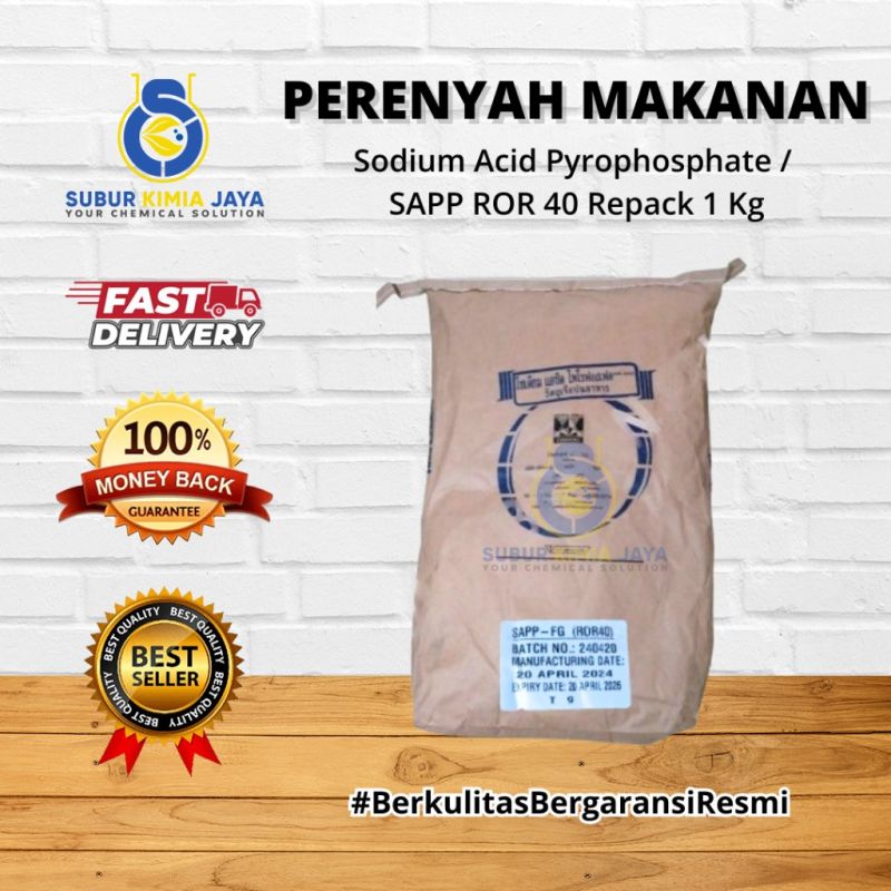 SAPP ROR40 Sodium Acid Pyrophosphate / Perenyah Gorengan 1Kg