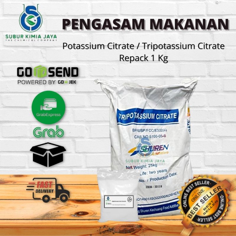 Penyakrek Baso / Potasium Citrate / Pengeras Jelly 1 kg