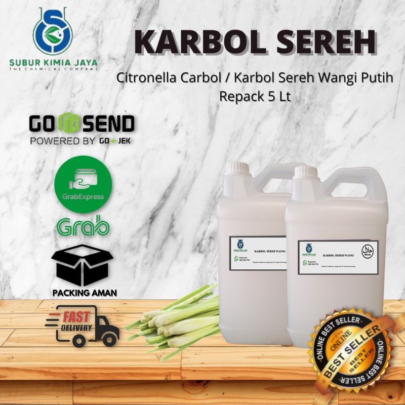 Cairan Pembersih Lantai / Karbol Sereh Wangi 5 L