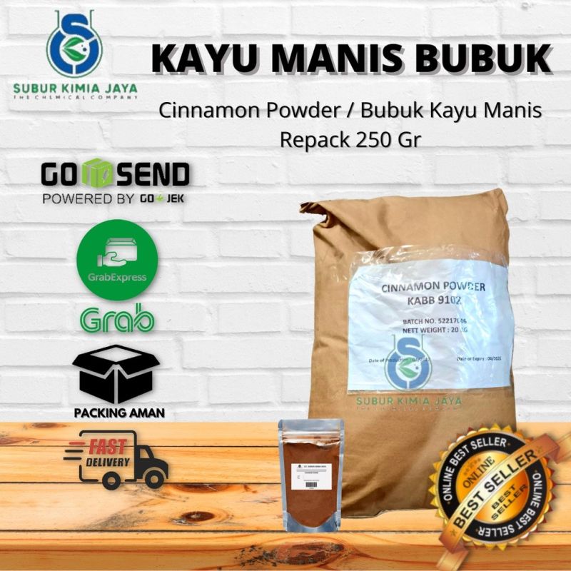 Bubuk Kayu Manis Bubuk / Bubuk Cinnamon Powder Premium 250 gr