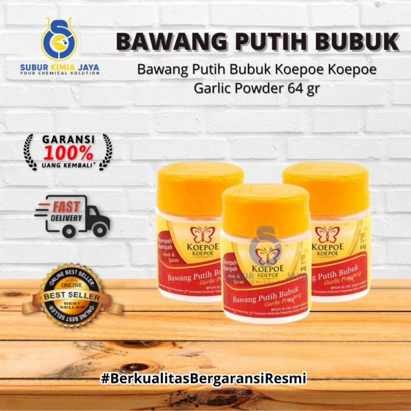 KOEPOE BAWANG PUTIH BUBUK / GARLIC POWDER 64GR