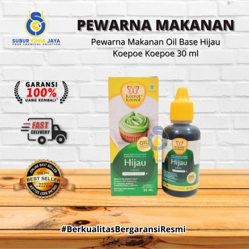 KOEPOE Pewarna Makanan OIL Base HIJAU 30ML
