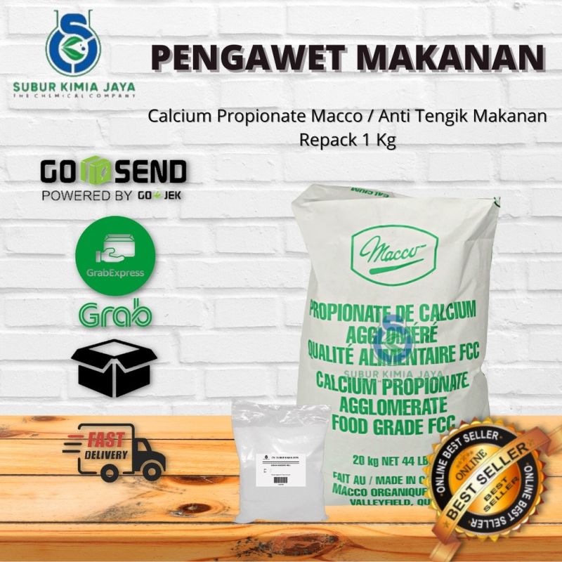 Calcium Propionate Macco / Anti Tengik Makanan 1 KG
