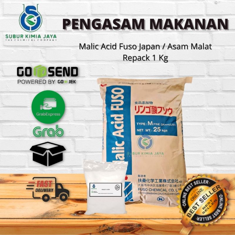 Malic Acid FCC Fuso Japan / Asam Malat 1 Kg