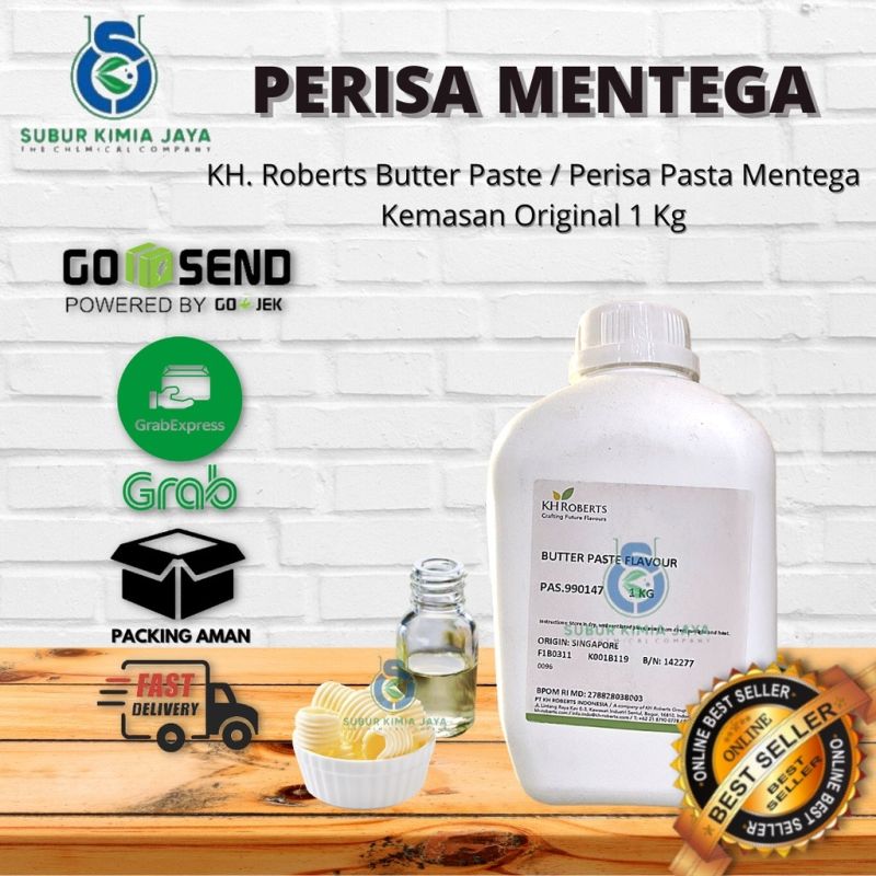 KH ROBERTS BUTTER PASTE FLAVOUR HALAL 1 KG