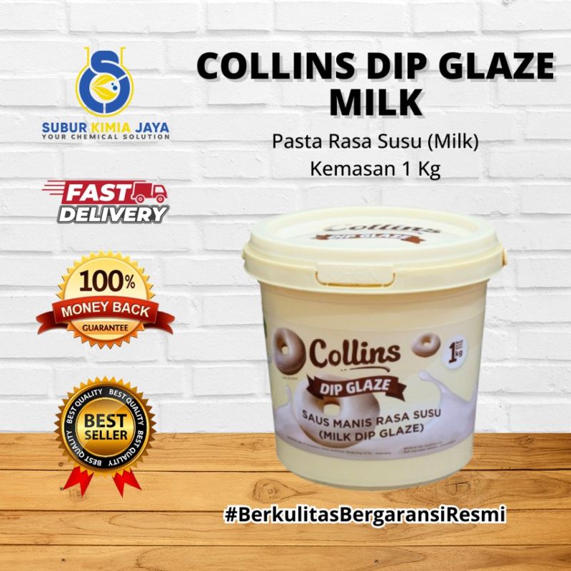 Collins Dip Glaze All Varian 1 Kg / Topping Pasta - Milk