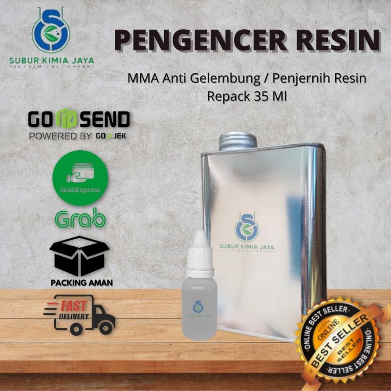Anti Bubble Resin / Anti Gelembung / Anti Buble / MMA/ 35ML