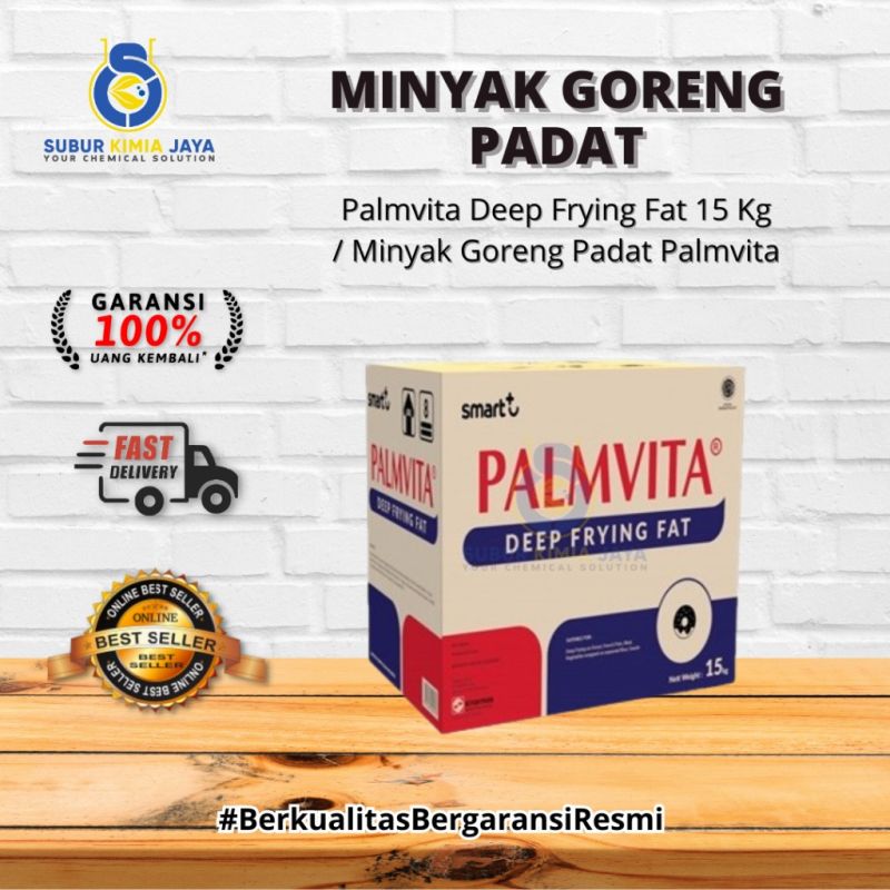 Palmvita Deep Frying Fat 15 Kg / Minyak Goreng Padat Palmvita