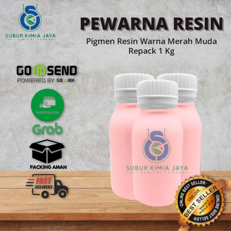 Pigment Pewarna Resin 1 KG / Pigmen Resin - PINK