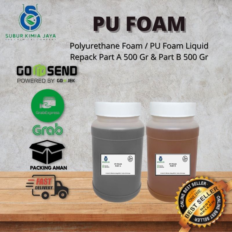 Polyurethane Foam / PU Foam Liquid 1 Kg (Part A 500gr + Part B 500gr)