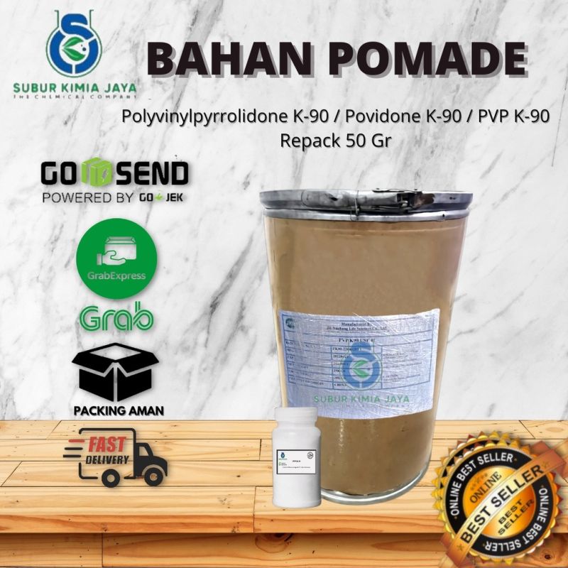 PVP K90 / PVP K-90 / Bahan Pomade Waterbase 50 gr