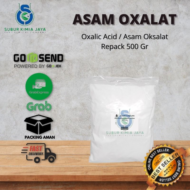 Oxalic Acid / Asam Oksalat / Oksasil / Pencerah warna pakaian / Pembersih Kerak 500 GR