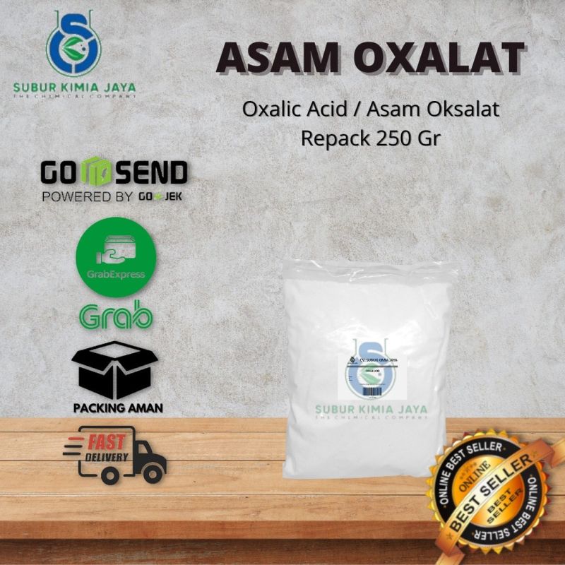 Oxalic Acid / Asam Oksalat / Oksasil / Pencerah warna pakaian / Pembersih Kerak 250 GR