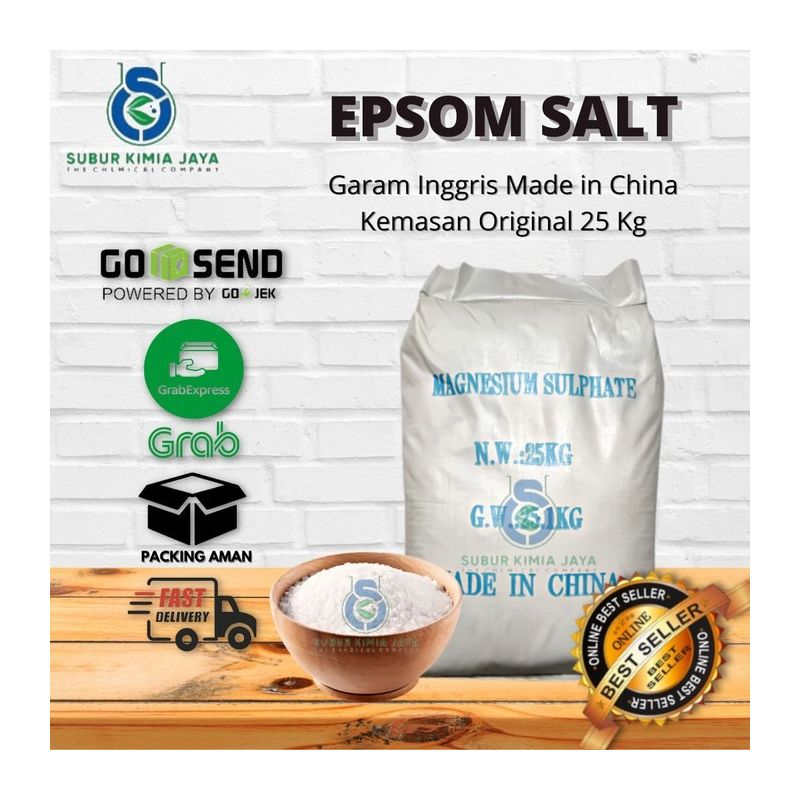 Garam Inggris / Magnesium Sulfate 25 kg KHUSUS GOJEK