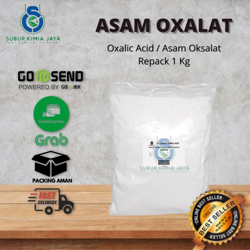 Oxalic Acid / Asam Oksalat / Oksasil / Pencerah warna pakaian / Pembersih Kerak 1 kg