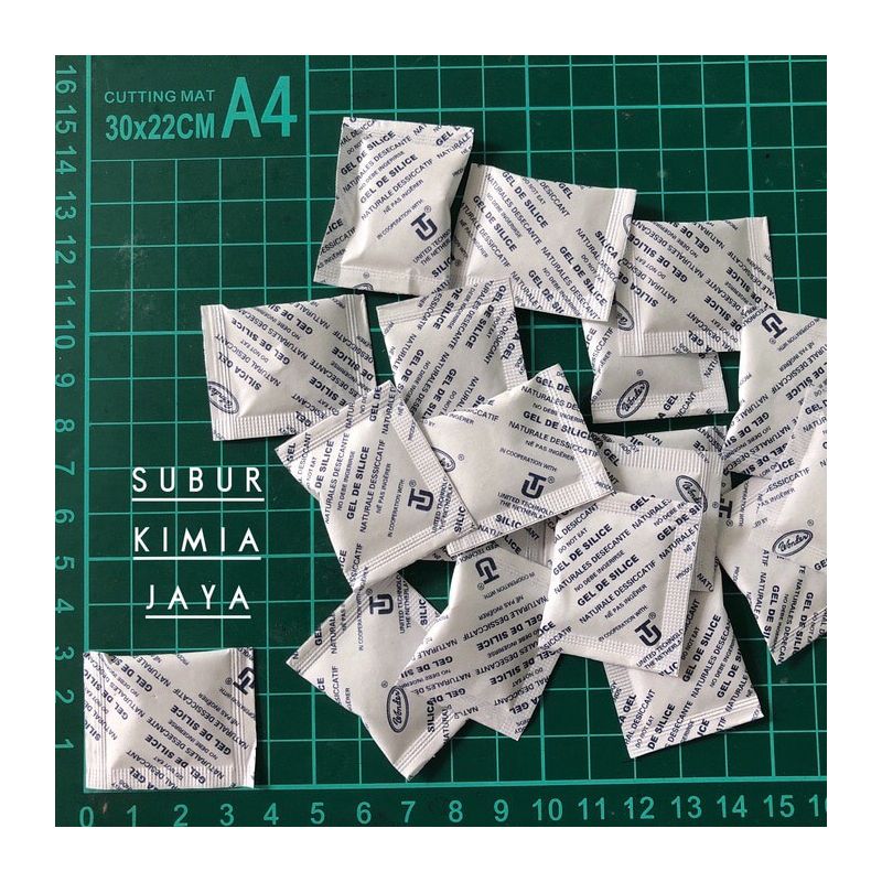 Silica Gel ex Belanda Grade A Food Grade 250 PCS / (2gr) 500 gr