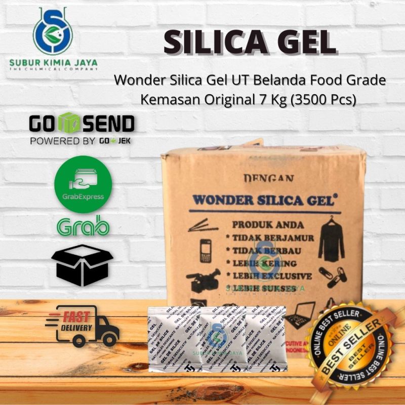 Natural Wonder Silica Gel 3x4 cm (3.500pcs) Food Grade
