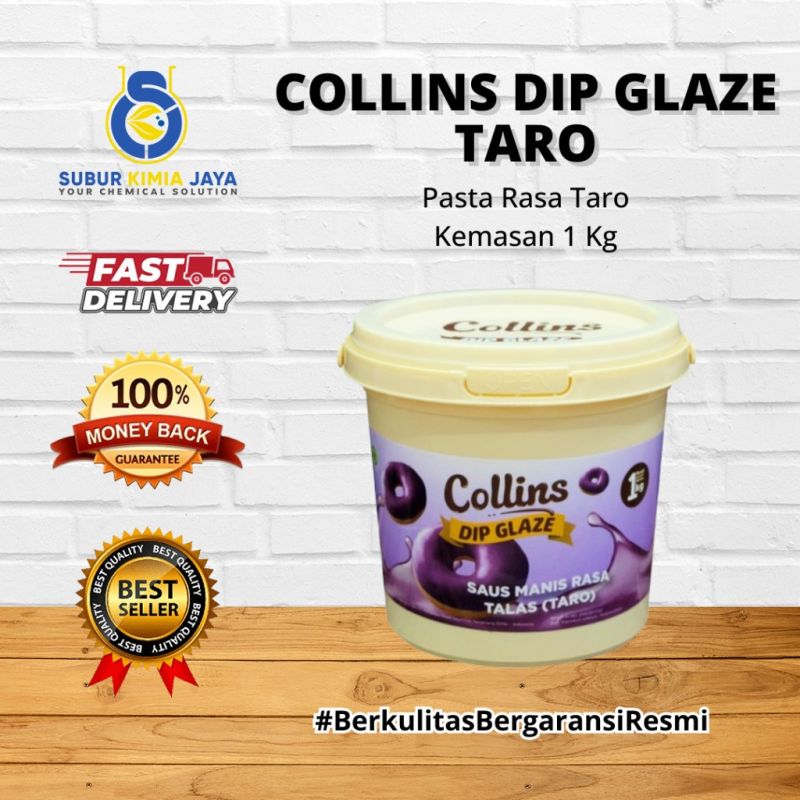 Collins Dip Glaze All Varian 1 Kg / Topping Pasta - Taro