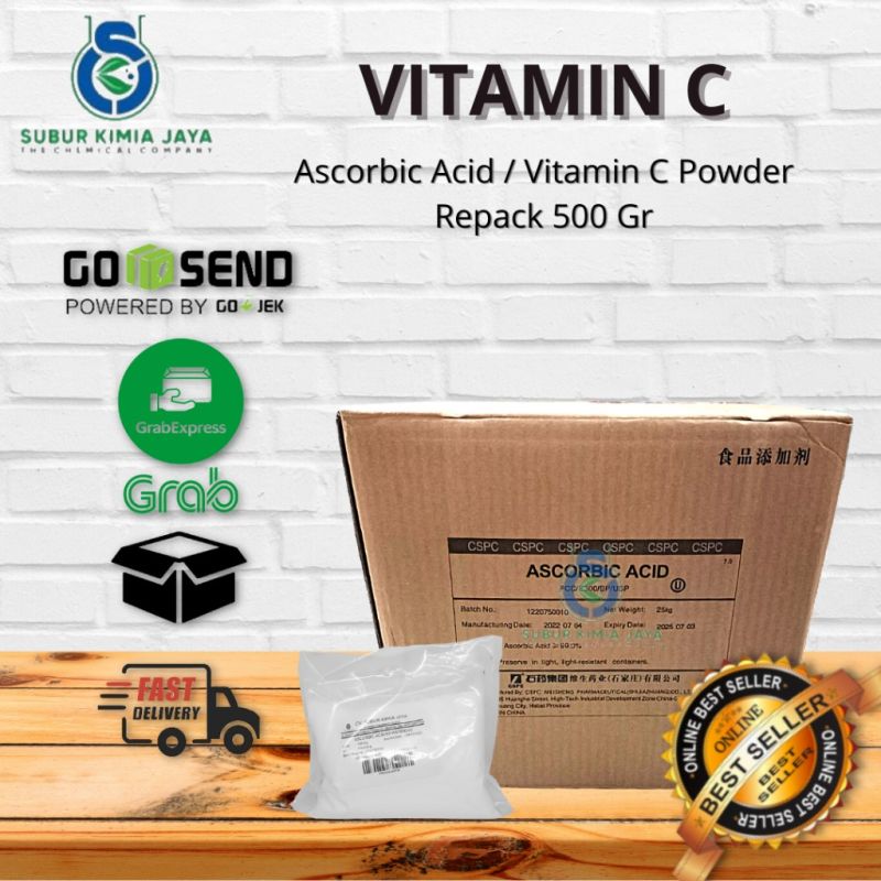 Ascorbic Acid Ex Weisheng / Vitamin C Powder Food Grade 500 GR