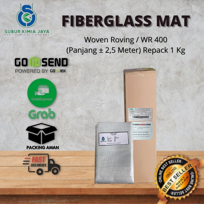 WOVEN ROVING WR 400 MAT / Fiberglass MAT 40 KG