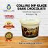 Collins Dip Glaze All Varian 1 Kg / Topping Pasta - Dark Chocotalate