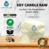 Soy Wax / Soy Candle Raw - Lilin Minyak Kedelai 100 gr