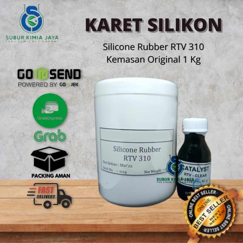 Silicone Rubber RTV 310 / Bahan Membuat Cetakan Mold 1 Kg