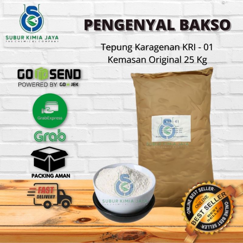 Tepung Karagenan Pengeyal Bakso 25 KG KHUSUS GOJEK