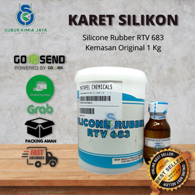 Silicone Rubber RTV 683 / Bahan Membuat Cetakan Mold 1 Kg