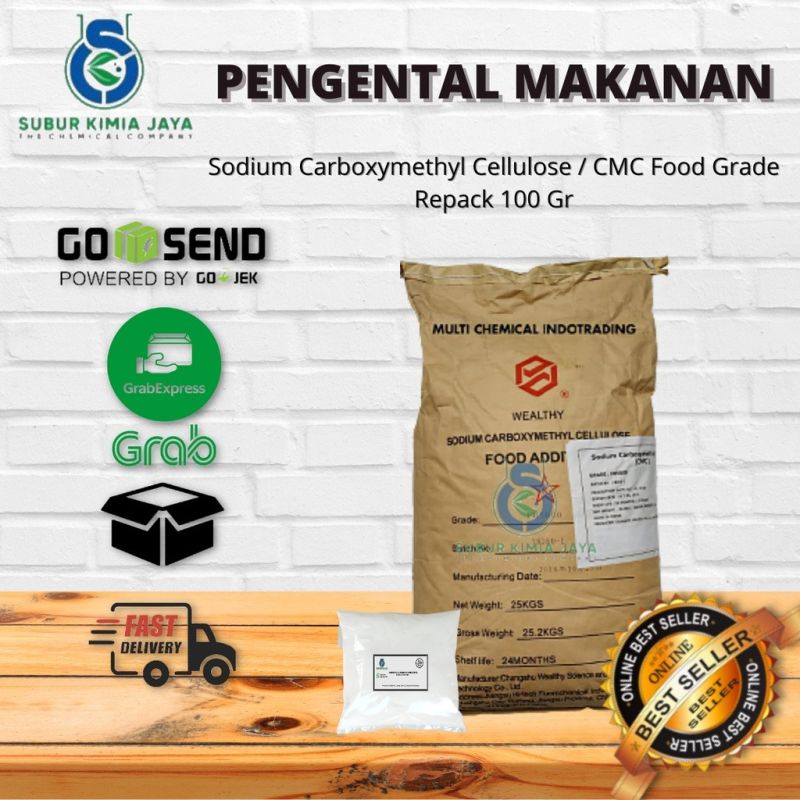 CMC Ex Feihoo / Sodium Carboxy Methyl Cellulose Food Grade 100 Gr