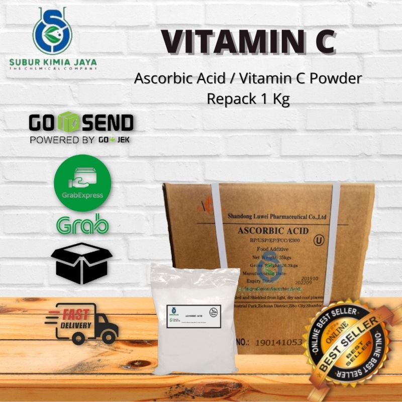 Ascorbic Acid / Vitamin C Powder Food Grade / Asam Askorbat 1KG
