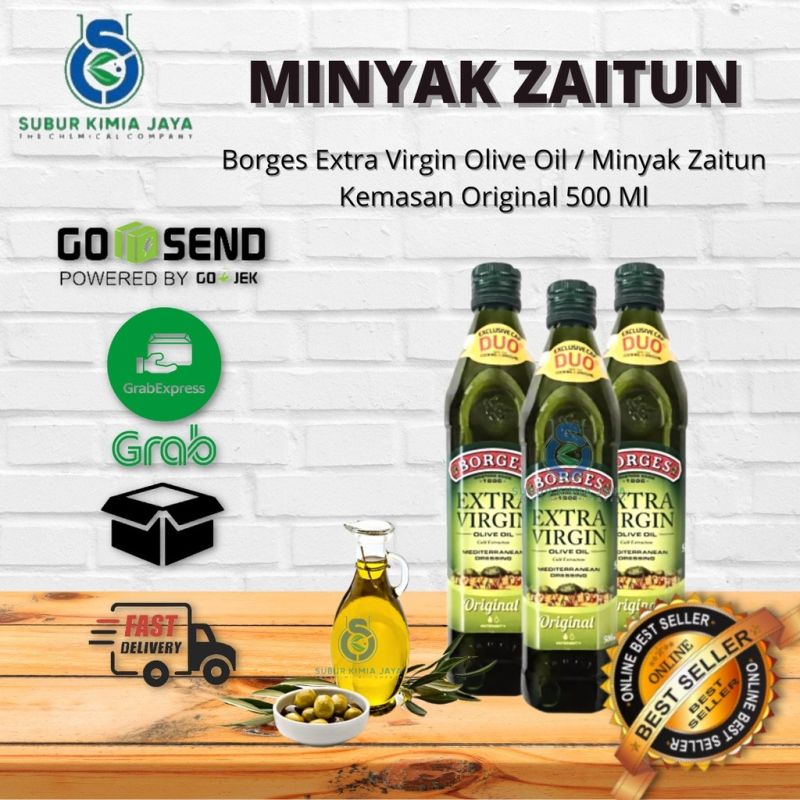 Minyak Zaitun BORGES Extra Virgin Olive Oil 500 ml - BORGES 500 ml
