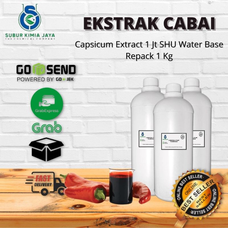 Ekstrak Cabe MERAH Murni Water Base / Pure Capsicum Ekstrak 1 KG